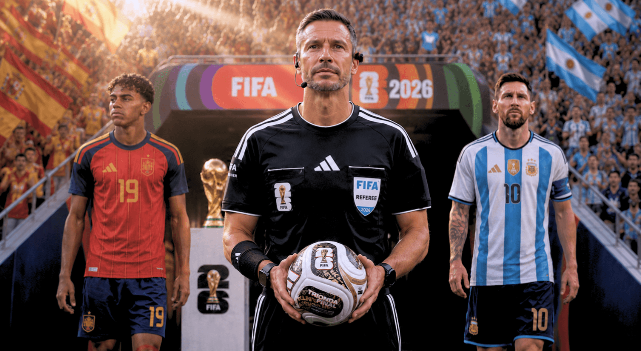 Revealed: The unique record of Slavko Vinčić, Argentina vs Spain World Cup final referee, with Messi and Yamal’s sides