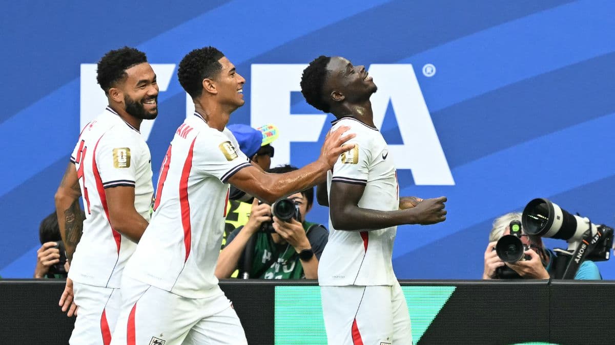 Bukayo Saka's hat-trick helps England survive late French rally to win Bronze after 10-goal World Cup classic